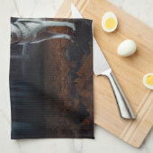 Siberian Husky Halloween Beängstigend Geschirrtuch (Viertel Falte)