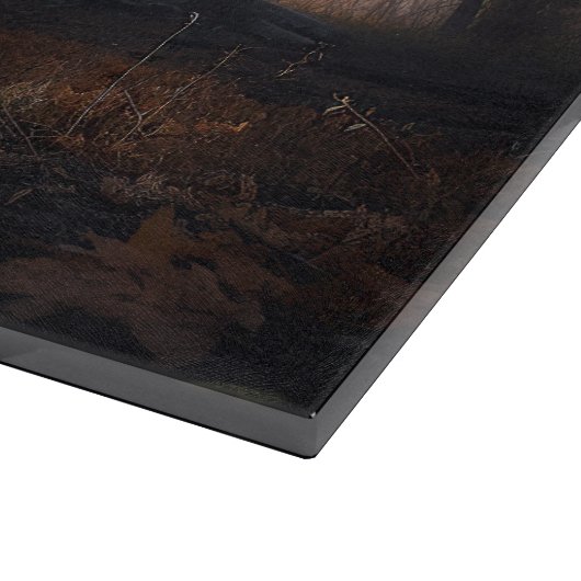 Siberian Husky Halloween Beängstigend Schneidebrett (Ecke)