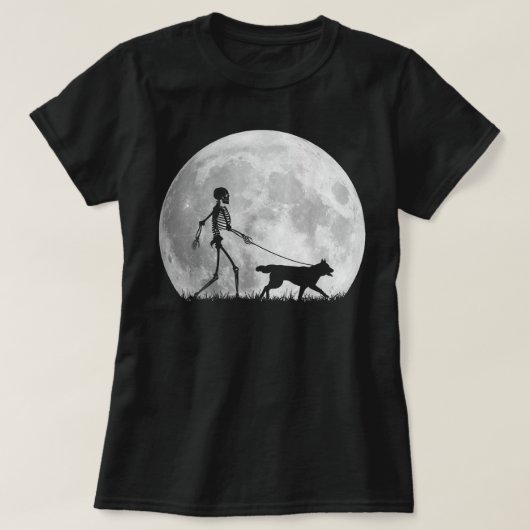 Siberian Husky Halloween Skeleton Funny Dog Youth  T-Shirt (Design vorne)