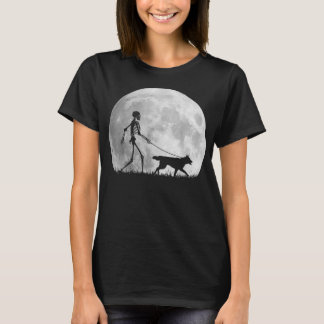 Siberian Husky Halloween Skeleton Funny Dog Youth T-Shirt