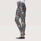 Siberian Husky Halloween Spooky Leggings (Links)