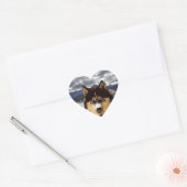 Siberian Husky Heart Sticker (Umschlag)