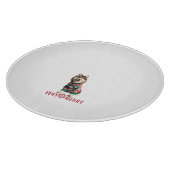 Siberian Husky Holiday Schneidebrett (Ecke)