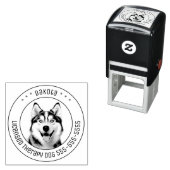 Siberian Husky Hund Foto Permastempel (Beispiel)