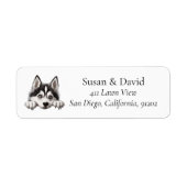 Siberian Husky Hund Rasse Haustier Liebhaber (Vorne)