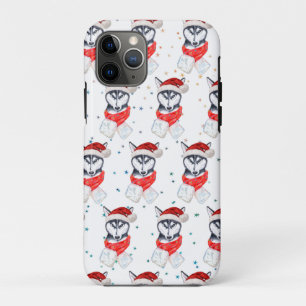 Siberian Husky Hund züchten Weihnachtsstars Case-Mate iPhone Hülle