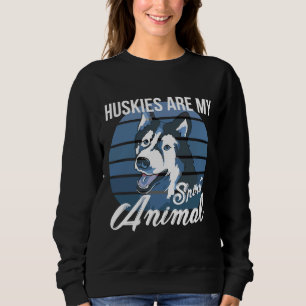 Siberian Husky Hunde Welpen Liebe Hunde Sprichwort Sweatshirt
