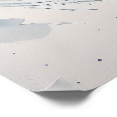 Siberian Husky - Hundekunst drucken Poster (Ecke)