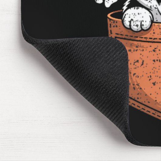 Siberian Husky In Your Front Cket Mousepad (Ecke)