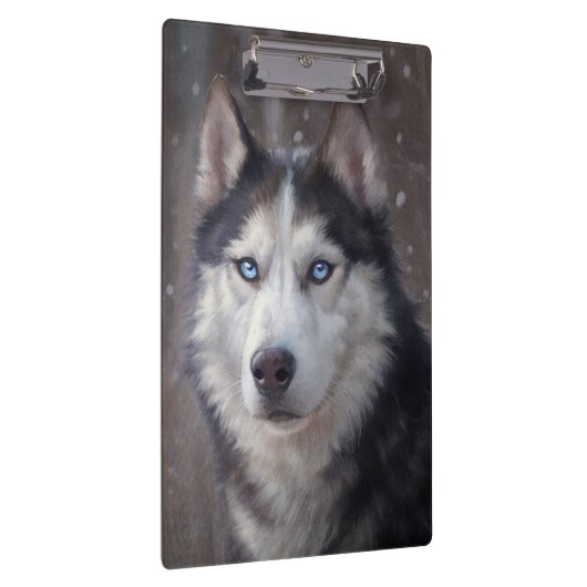 Siberian Husky Klemmbrett (Rechts)