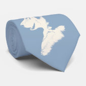 Siberian Husky Krawatte Stilvolle Alaskan Malamute (Gerollt)