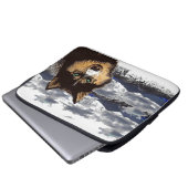 Siberian Husky Laptop Sleeve (Vorne Knopf)