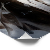 Siberian Husky Lass es Weihnachten schneejang Poster (Ecke)