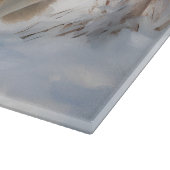 Siberian Husky Lass es Weihnachten schneejang Schneidebrett (Ecke)