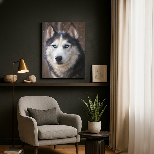 Siberian Husky Leinwanddruck