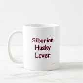 Siberian Husky Lover Kaffeetasse (Links)