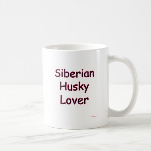 Siberian Husky Lover Kaffeetasse (Rechts)