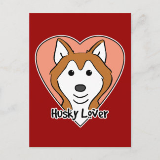 Siberian Husky Lover Postkarte