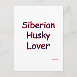 Siberian Husky Lover Postkarte