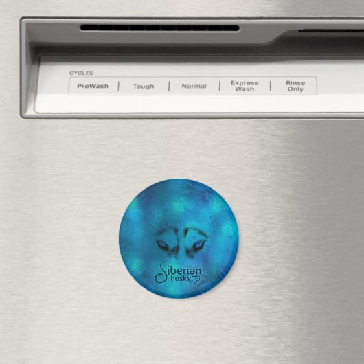 Siberian Husky Magnet (In Situ (Geschirrspüler))