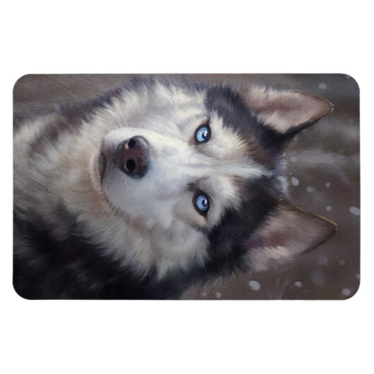 Siberian Husky Magnet (Horizontal)