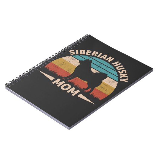 Siberian Husky Mama Special Bond Husky Mama Notizblock (Linke Seite)