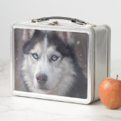 Siberian Husky Metall Brotdose (Beispiel)