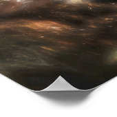 SIBERIAN HUSKY MOON KINGDOM POSTER (Ecke)