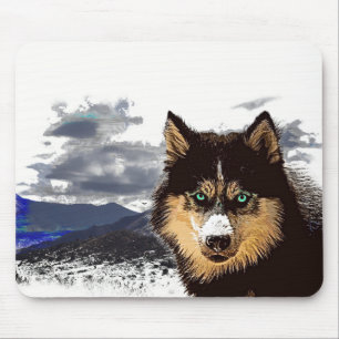 Siberian Husky Mouse Pad Mousepad