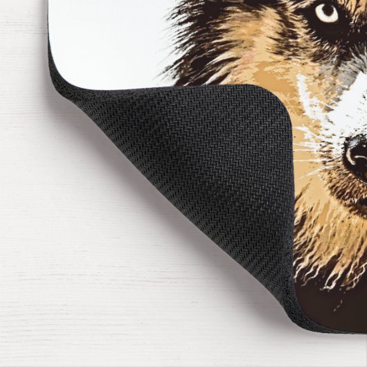Siberian Husky Mousepad (Ecke)