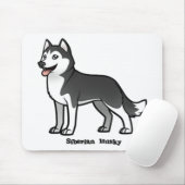 Siberian Husky Mousepad (Mit Mouse)