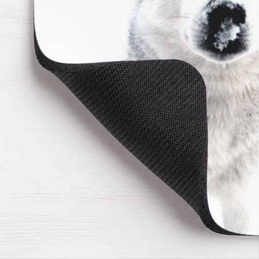 Siberian Husky Mousepad (Ecke)