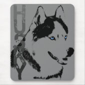 Siberian Husky Mousepad gibt Malamute Wolf Dogs (Vorne)