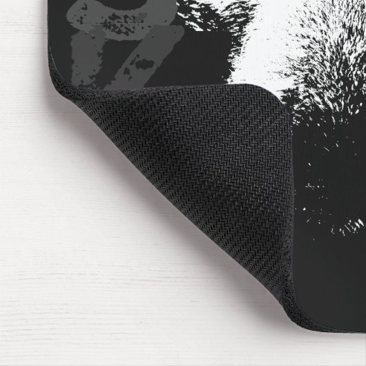 Siberian Husky Mousepad gibt Malamute Wolf Dogs (Ecke)