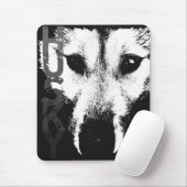 Siberian Husky Mousepad gibt Malamute Wolf Dogs (Mit Mouse)