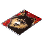 Siberian Husky Notebook Notizblock (Linke Seite)