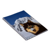Siberian Husky Notebook Notizblock (Rechte Seite)