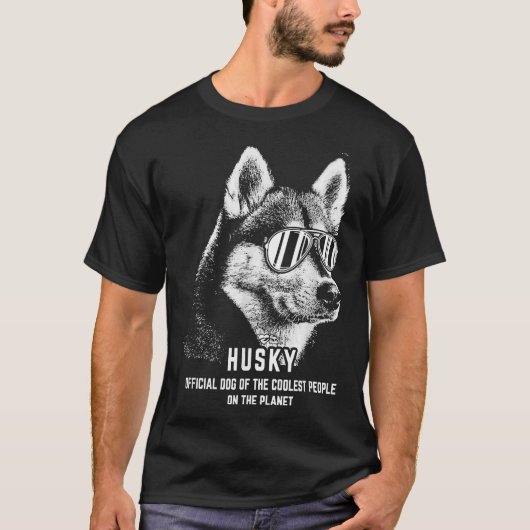Siberian Husky Official Dog Of The Coolest T-Shirt (Vorderseite)
