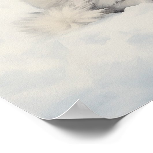 Siberian Husky Pack Poster (Ecke)