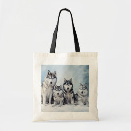 Siberian Husky Pack Tragetasche