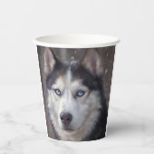 Siberian Husky Pappbecher (Vorderseite)