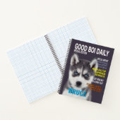 Siberian Husky Parody Magazine Cover Notizblock (Innenseite)