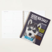 Siberian Husky Parody Magazine Cover Planer (Anzeige)