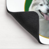 Siberian Husky Peace Mousepad (Ecke)