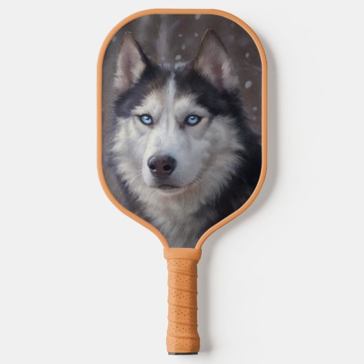 Siberian Husky Pickleball Schläger (Vorderseite)