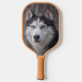 Siberian Husky Pickleball Schläger (Rückseite)