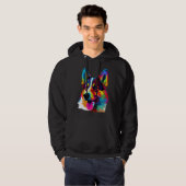 Siberian Husky Pop Cute Husky Hoodie (Vorne ganz)