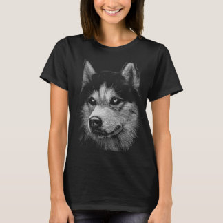 Siberian Husky Portrait 5 T-Shirt