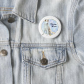 Siberian Husky Portrait - Schaltfläche Button (Beispiel)