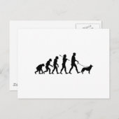 Siberian Husky Postkarte (Vorne/Hinten)